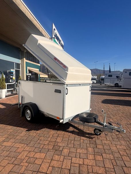 Rimorchio furgonato usato trasporto cose Trailers cover 1