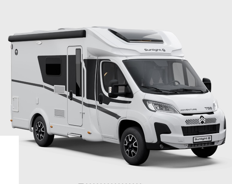 Sunlight T 58 compatto 596 cm, 4 posti letto fissi