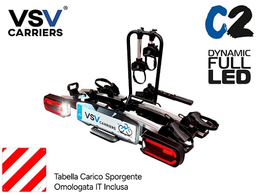 Porta e- bike  da gancio traino